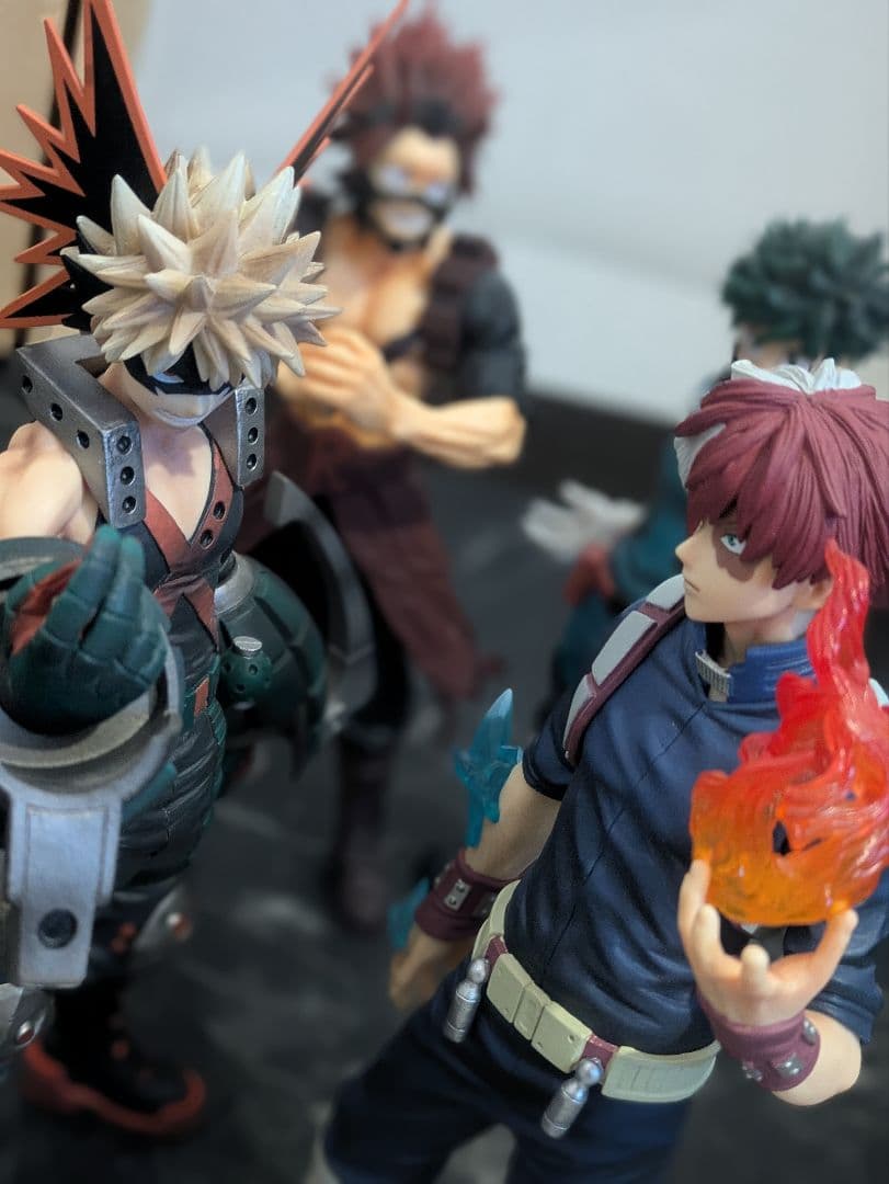 一番くじヒロアカ　FIGHTING HEROES　爆豪　緑谷　轟　切島