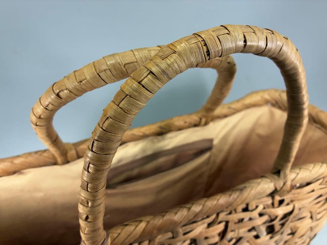 国産 山葡萄 山ぶどう 籠バッグ かごバッグ ハンドバッグ 手提げバッグ