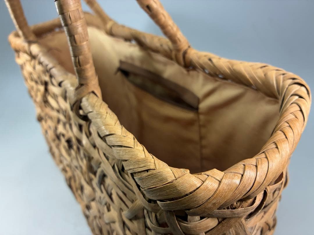 国産 山葡萄 山ぶどう 籠バッグ かごバッグ ハンドバッグ 手提げバッグ