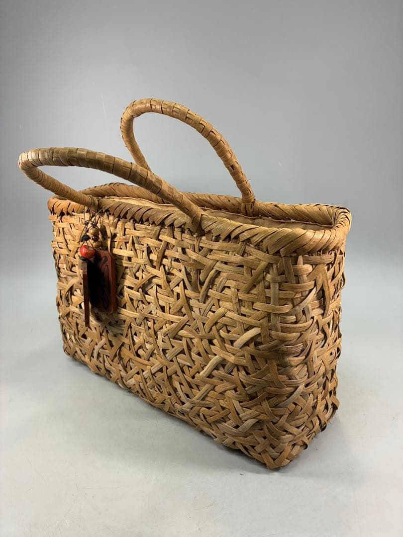 国産 山葡萄 山ぶどう 籠バッグ かごバッグ ハンドバッグ 手提げバッグ