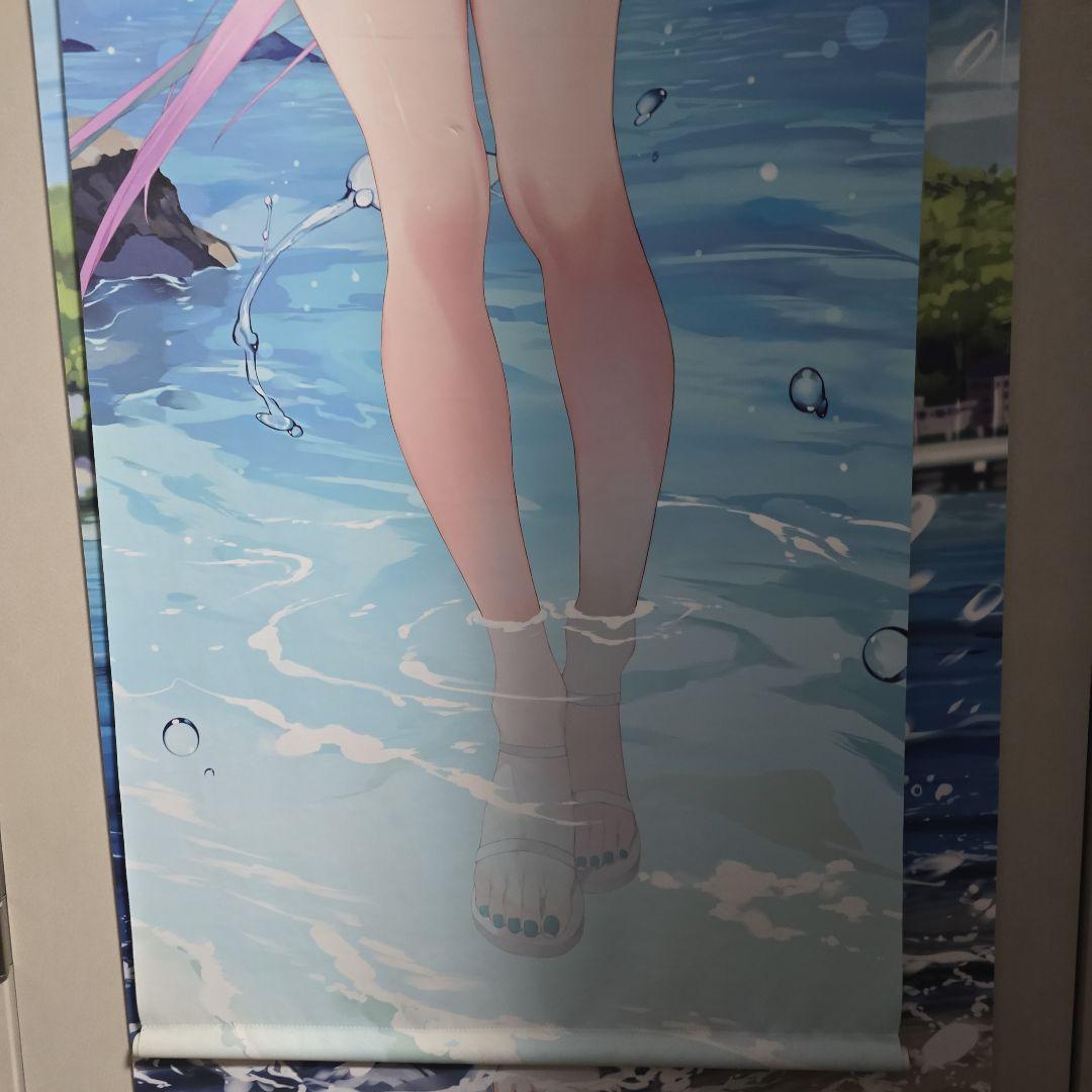 湊あくあ 等身大タペストリー