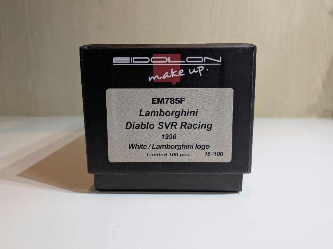 1/43 アイドロン　ディアブロレーシング1996 ランボルギーニロゴ　ホワイト