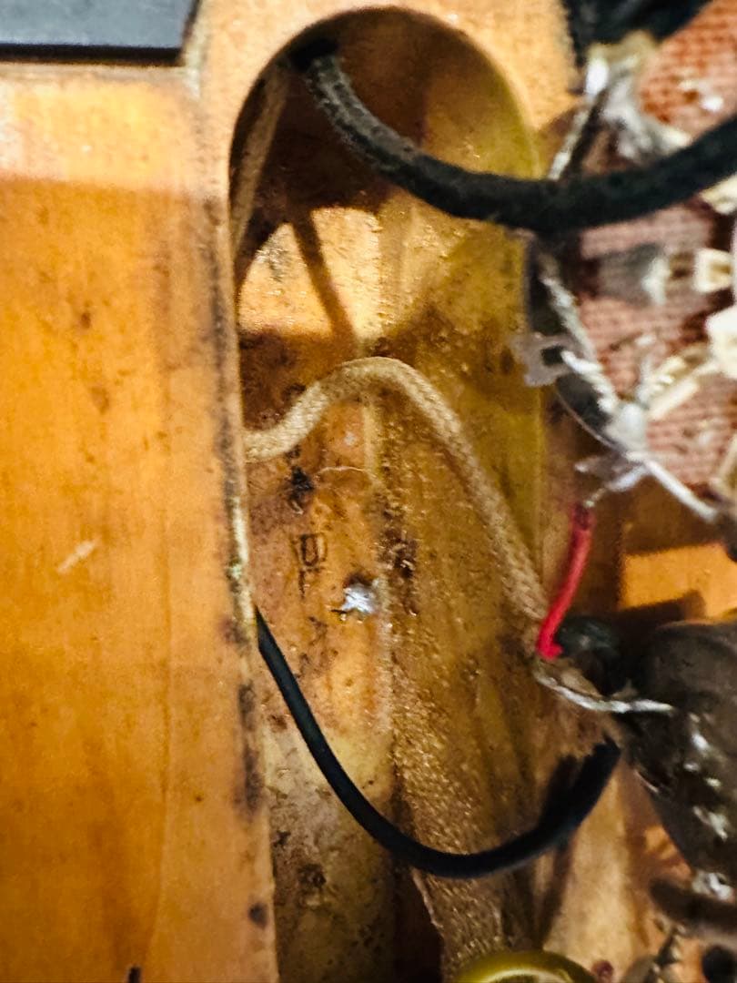 詳細不明、年代物のビンテージテレキャス（リペア工房にて組み上げ）