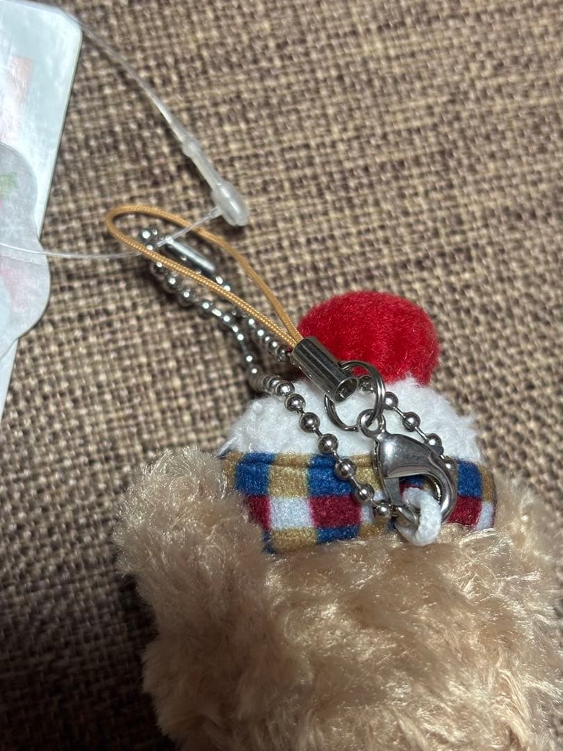 ダッフィー ぬいぐるみストラップ 2019 クリスマス 雪だるま