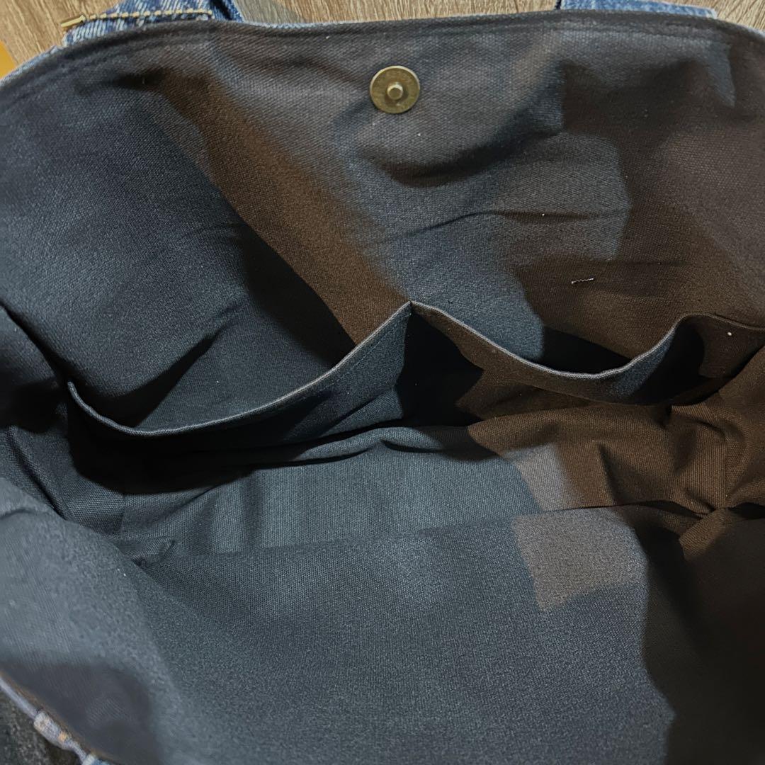 982.デニムリメイク トートバッグ　ジージャン