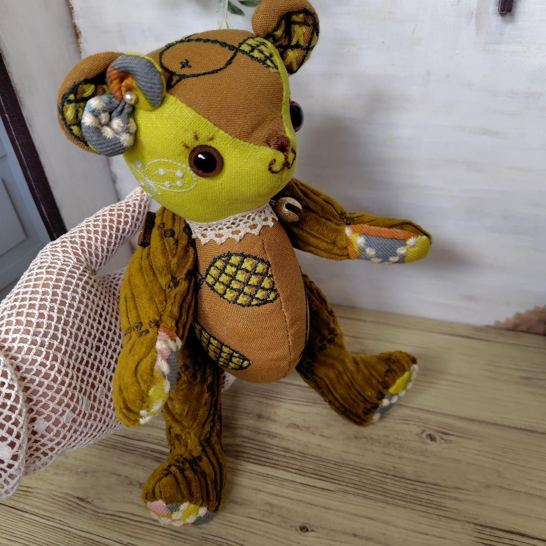 ミナペルホネン＊ハンドメイド＊ぬいぐるみ＊テディベア＊58
