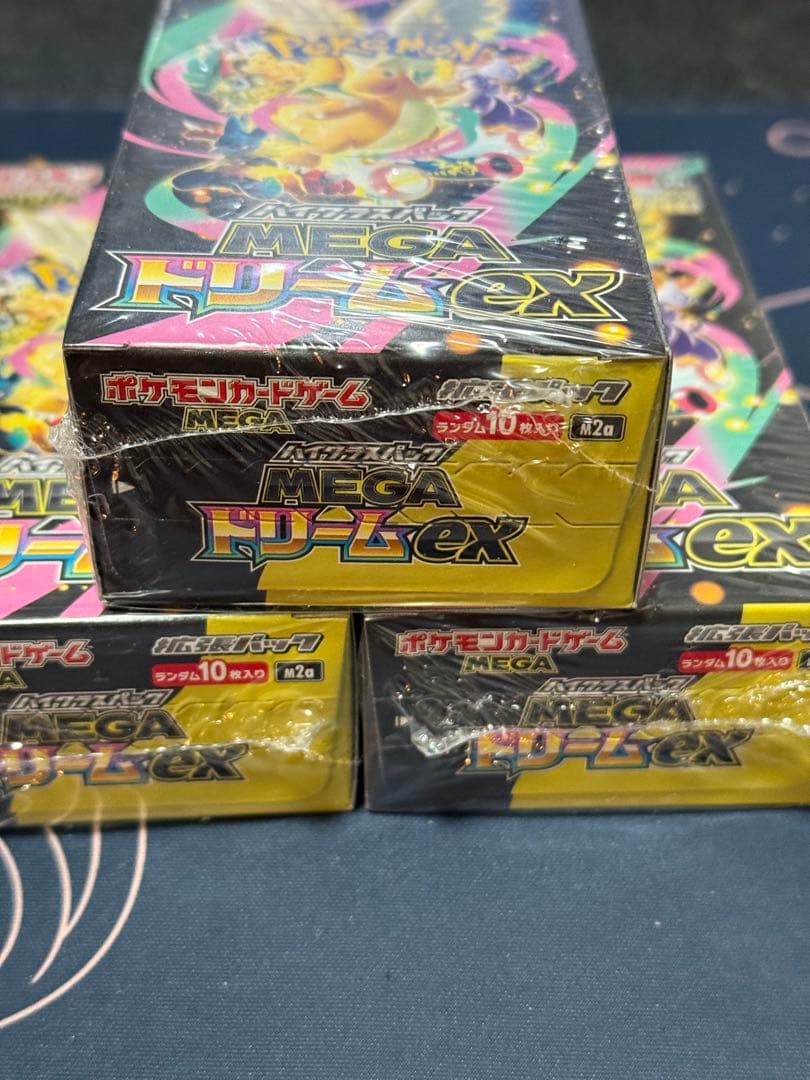 ポケカ　新品　MEGA ドリームEX 3BOX シュリンク付き