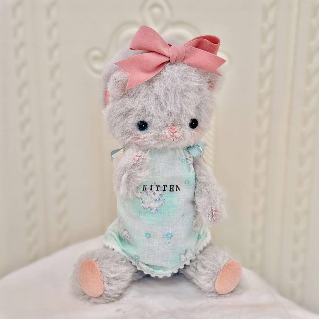 作家様ぬいぐるみ 猫 約30cm 抽選作品 タグ付き 美品