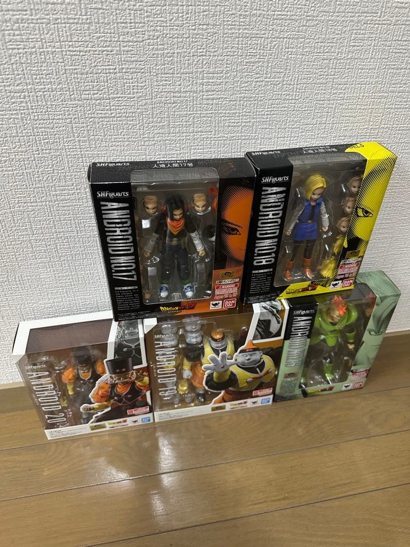 ドラゴンボール　S.H.Figuarts 人造人間16号17号18号19号20号