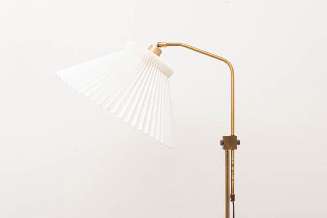 ＊TAKUYA デンマーク製フロアランププリーツシェード(LEKLINT)