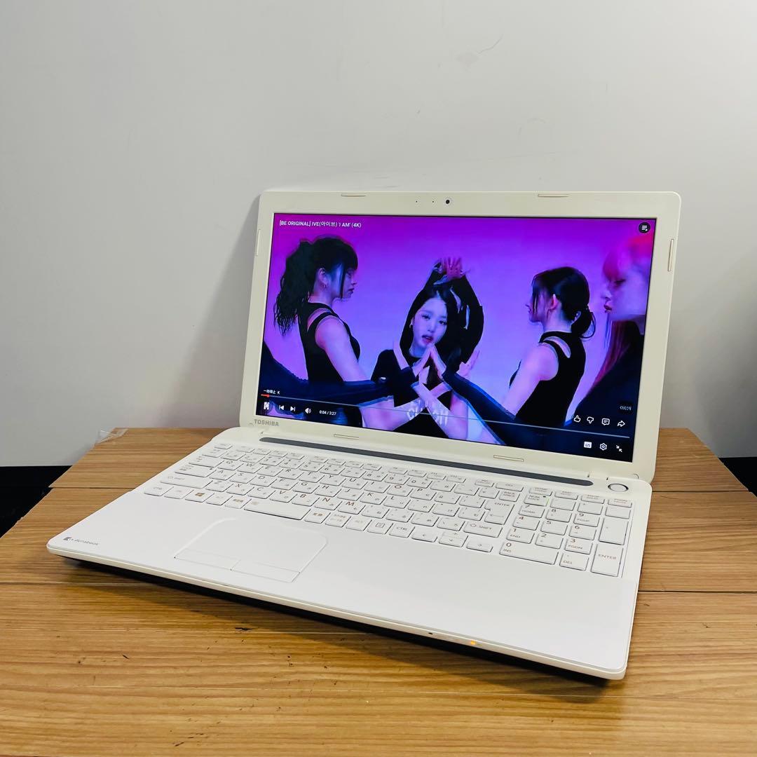 すぐ使える設定済みSSD東芝ノートパソコンWindows11オフィスカメラDVD