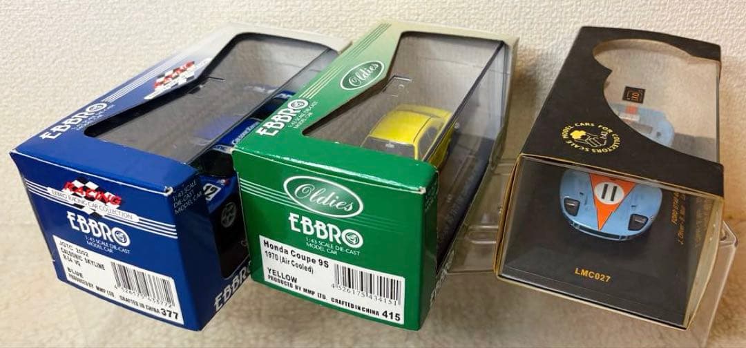 1/43 IXO Models EBBRO ミニカー（全3種）