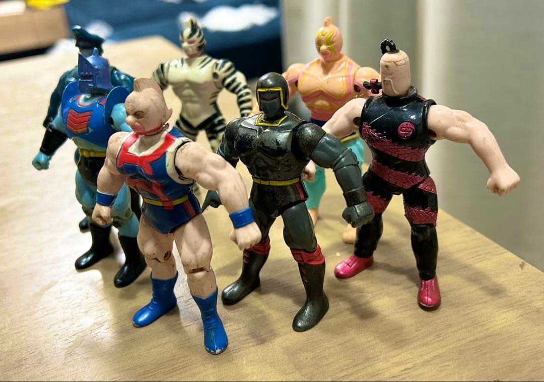【キン肉マン】超人パワーシリーズフィギュア7体セット　昭和レトロ/当時物/激レア