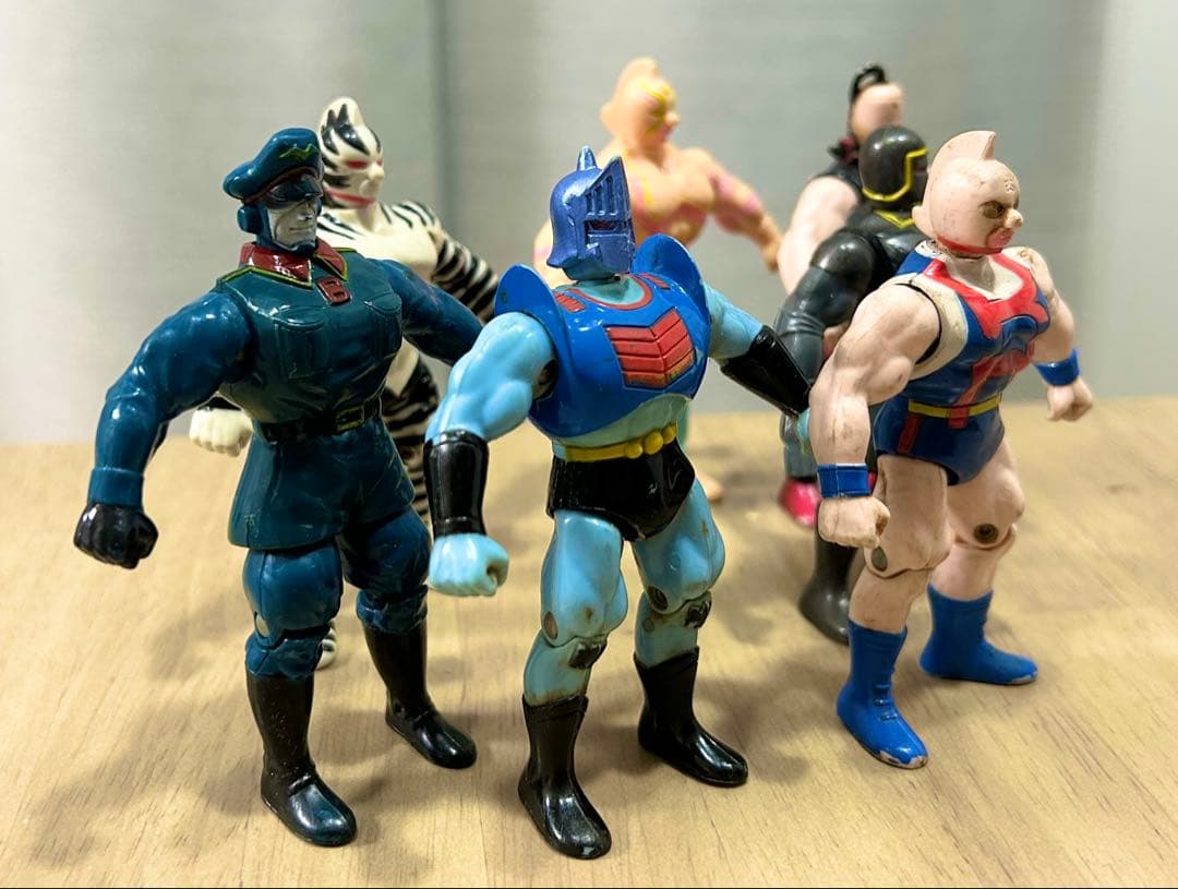 【キン肉マン】超人パワーシリーズフィギュア7体セット　昭和レトロ/当時物/激レア