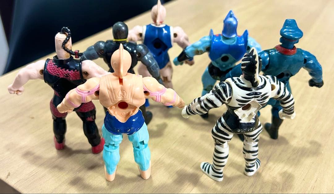 【キン肉マン】超人パワーシリーズフィギュア7体セット　昭和レトロ/当時物/激レア