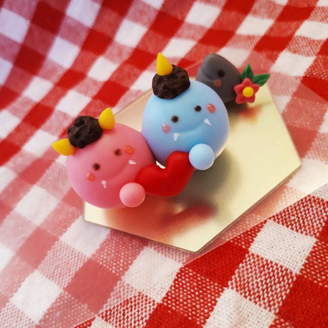 節分☆豆まき☆仲良し鬼さん♡