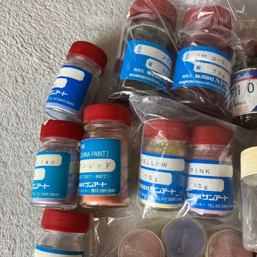 サンアート　ポーセリン　陶器　絵付け用　絵の具セット