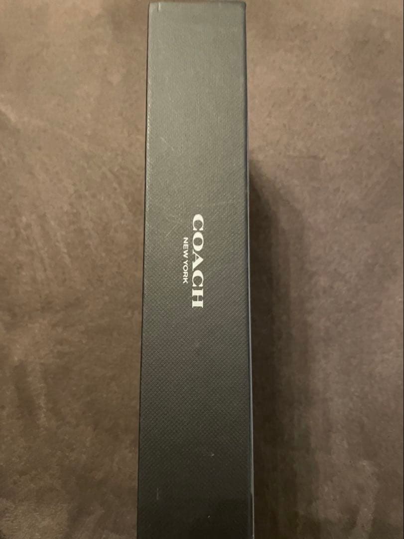 【新品未使用】COACH スマホケース 手帳 iPhone14 シグネチャー 黒