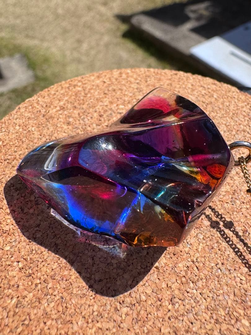 アンダラクリスタル　マルチカラー　ネックレス　　ペンダント