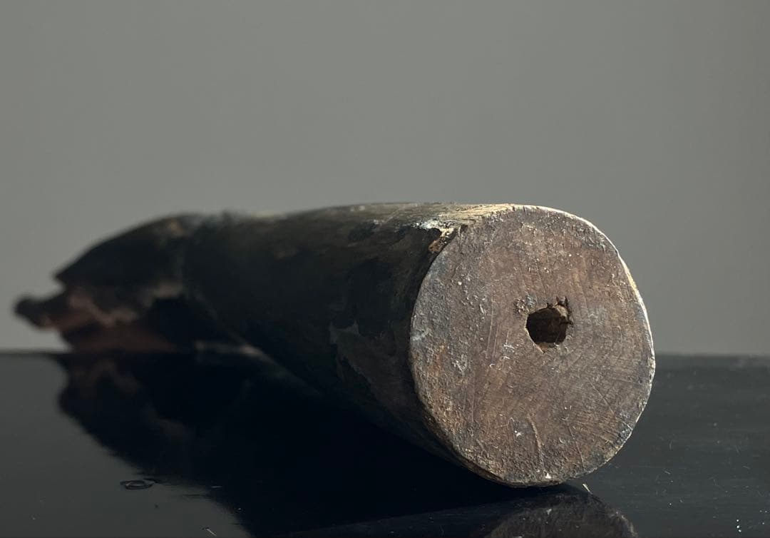 【恐れるな、、仏像の手 江戸中期頃 約13㎝ 施無畏印 木彫仏手残欠】骨董古美術