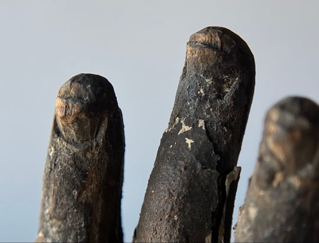 【恐れるな、、仏像の手 江戸中期頃 約13㎝ 施無畏印 木彫仏手残欠】骨董古美術