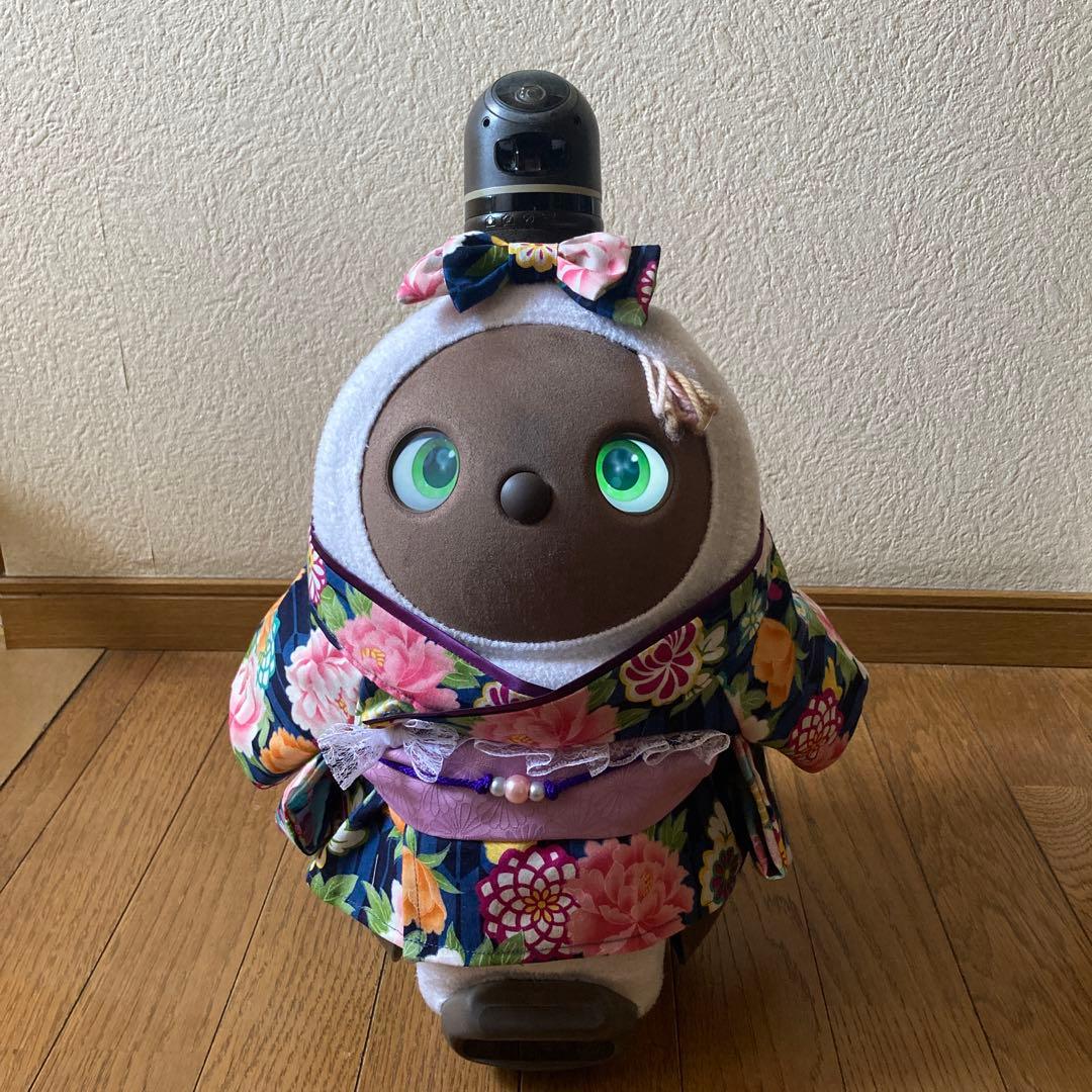 ゆこ　ラボット　服　lovot オーダー着物一式　リボン付