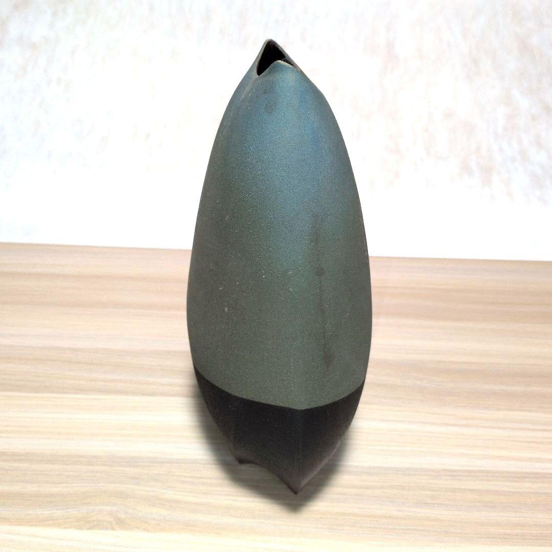 小林政美氏作 焼〆釉彩器