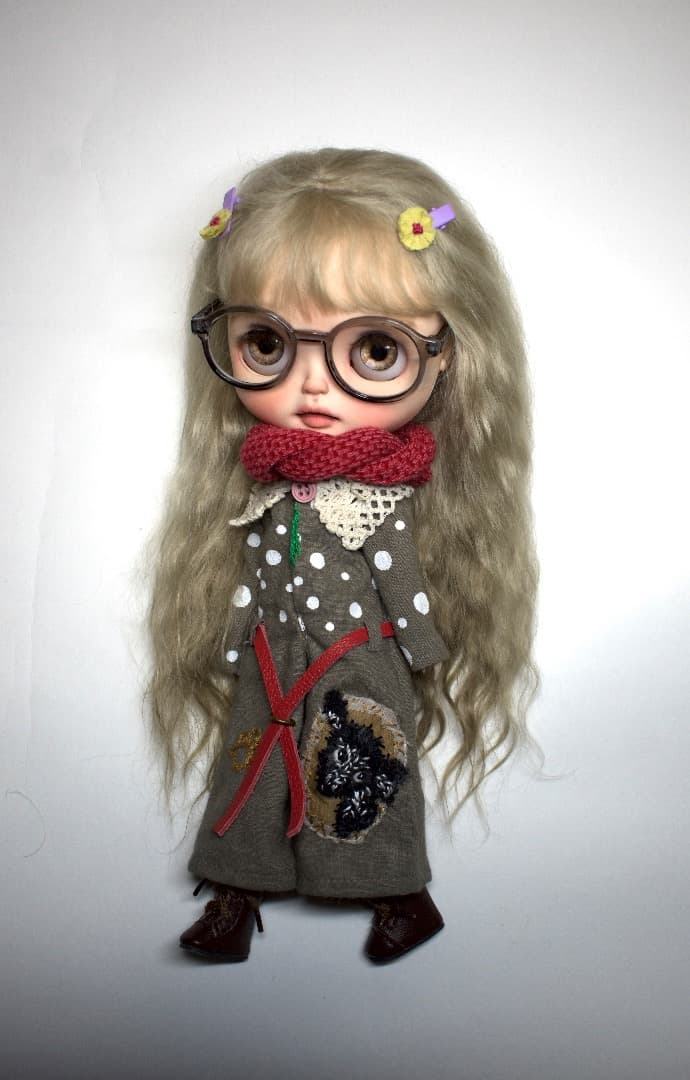 ❤️ブライスアウトフィット❤️4点髪飾り付きお洋服セット