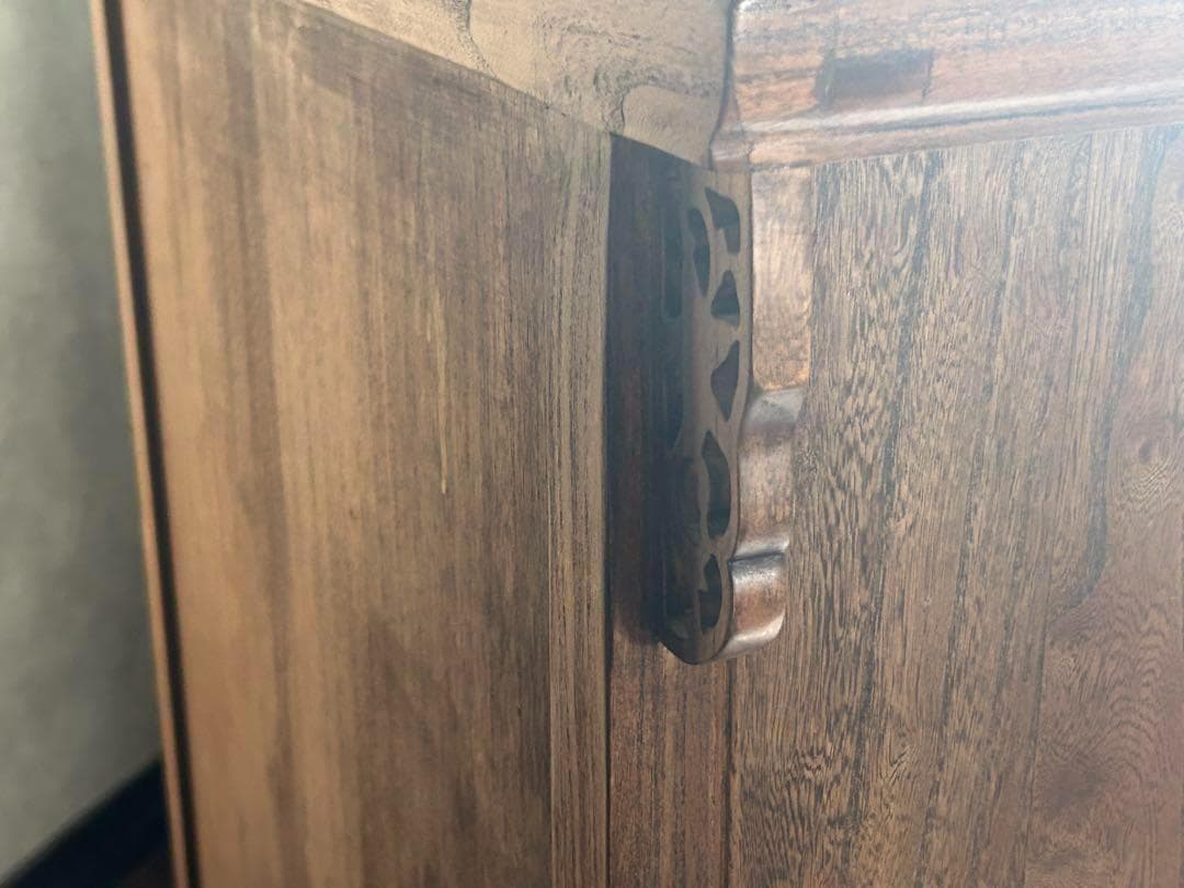 李氏朝鮮　アンティーク　キャビネット　無垢材　サイドボード　レトロ　棚　GH