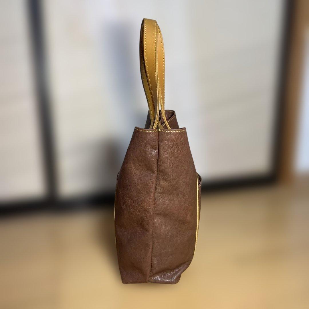 トートバック　本革(牛)　手作り　大型　材料代のみ