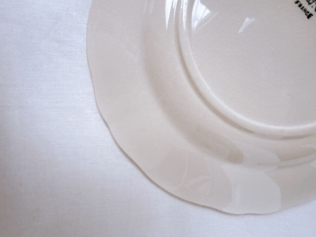 フランスアンティーク　Sarreguemines デザートプレート④