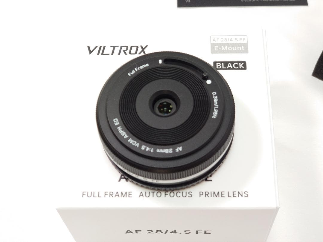 VILTROX AF 28/4.5 FE 単焦点レンズ【未使用に近い超美品】