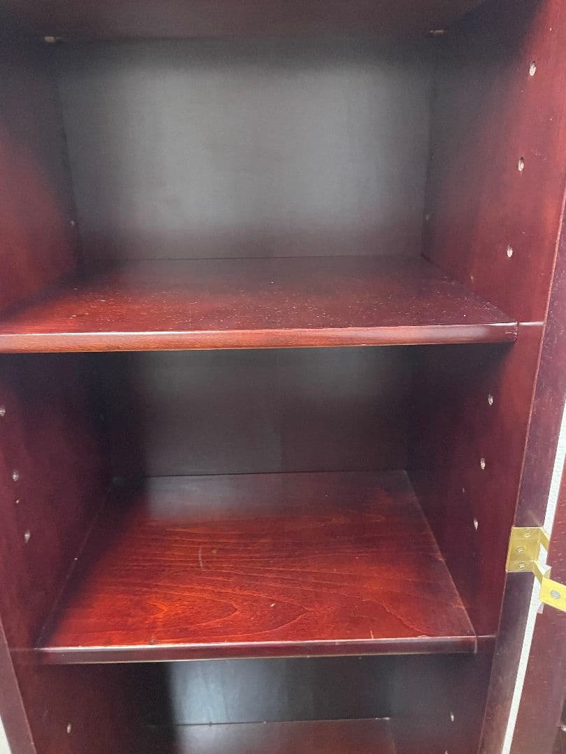 オールドカリモク カップボード スリムキャビネット ジャパンビンテージ