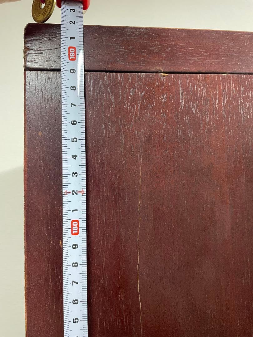 オールドカリモク カップボード スリムキャビネット ジャパンビンテージ