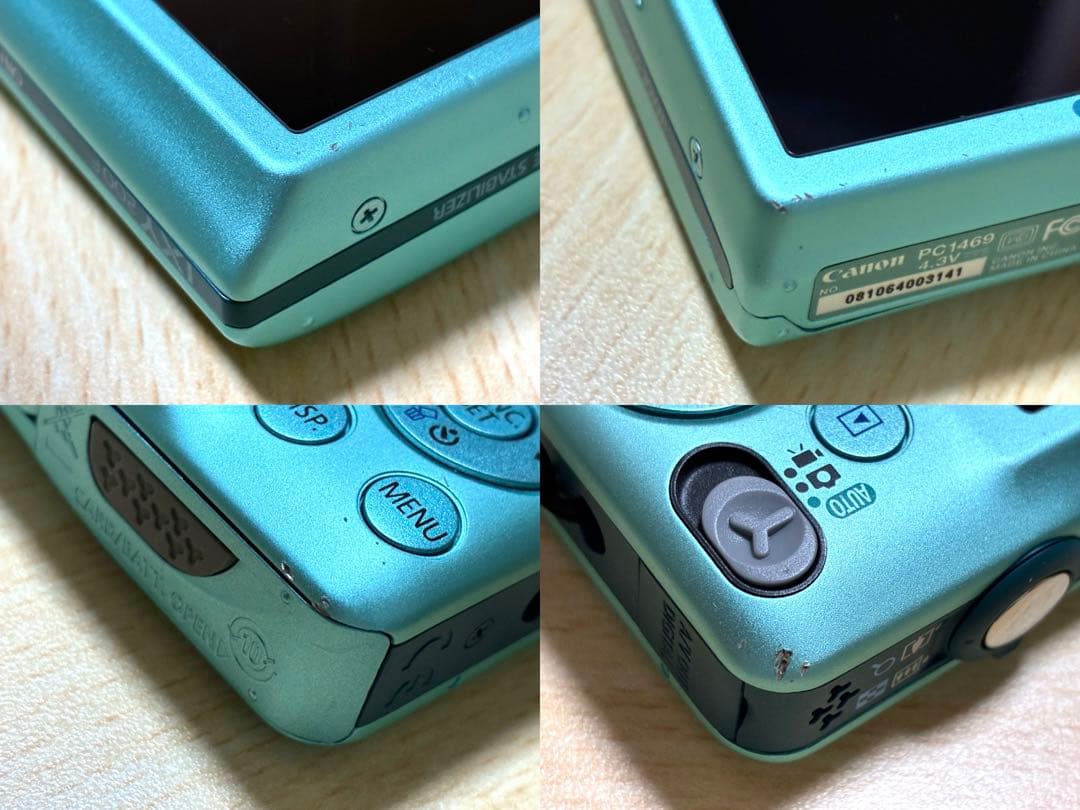 Canon IXY 200F コンパクトデジタルカメラ　グリーン