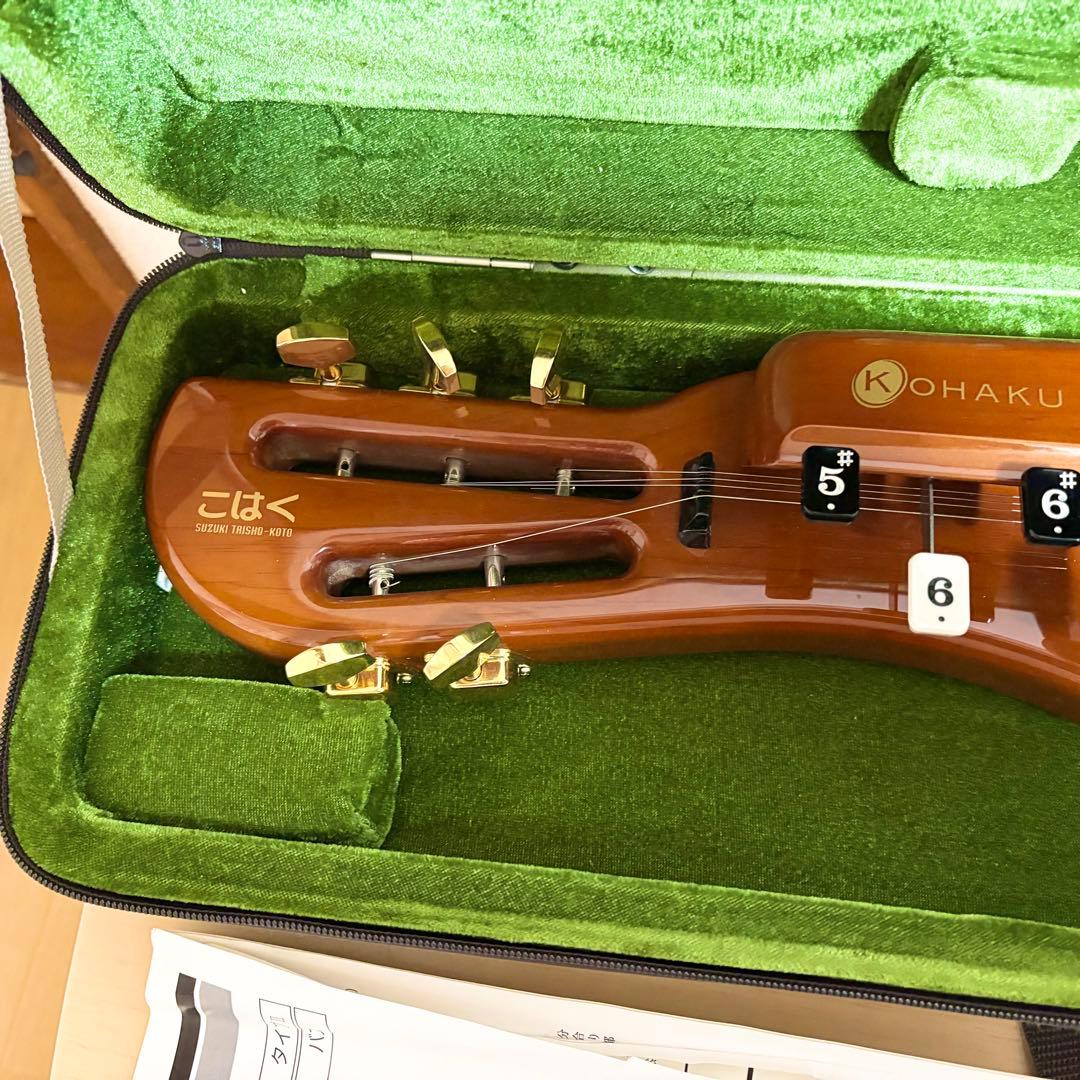 SUZUKI 電気大正琴 KOHAKU こはく ソプラノ CHK-1 ケース付き