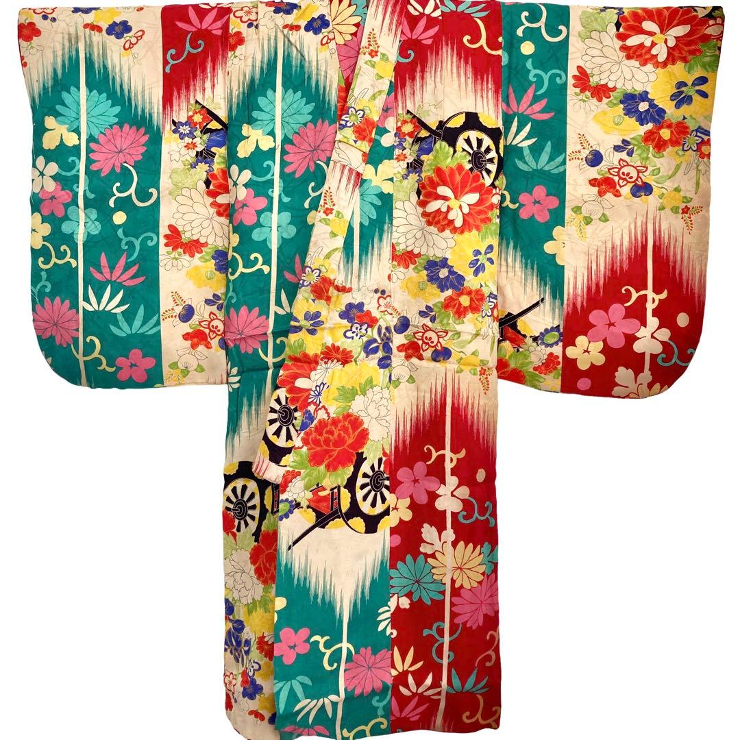 アンティーク女の子 子供着物 七五三 アンティーク着物 NO8