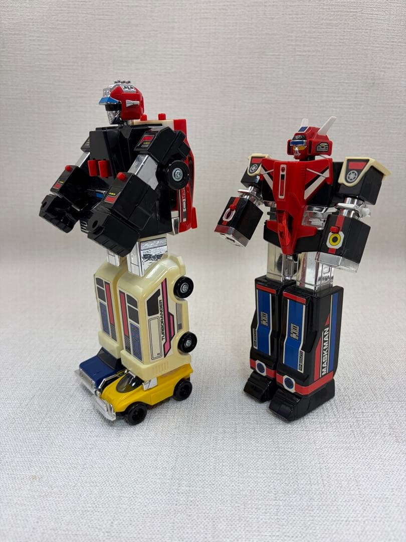 ロボットフィギュア マスクマン・ターボレンジャー　2体セット　時代物