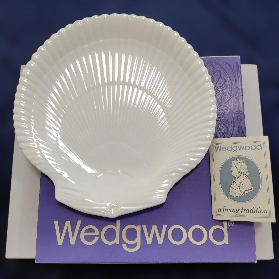 アンティーク✾新品✾ウエッジウッド シェルプレート 貝 大皿 箱付 希少 レア
