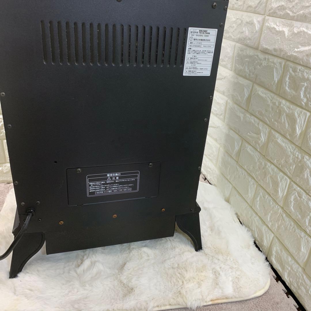 EUPR 暖炉型電気ヒーター ブラック TSI-BLT999B