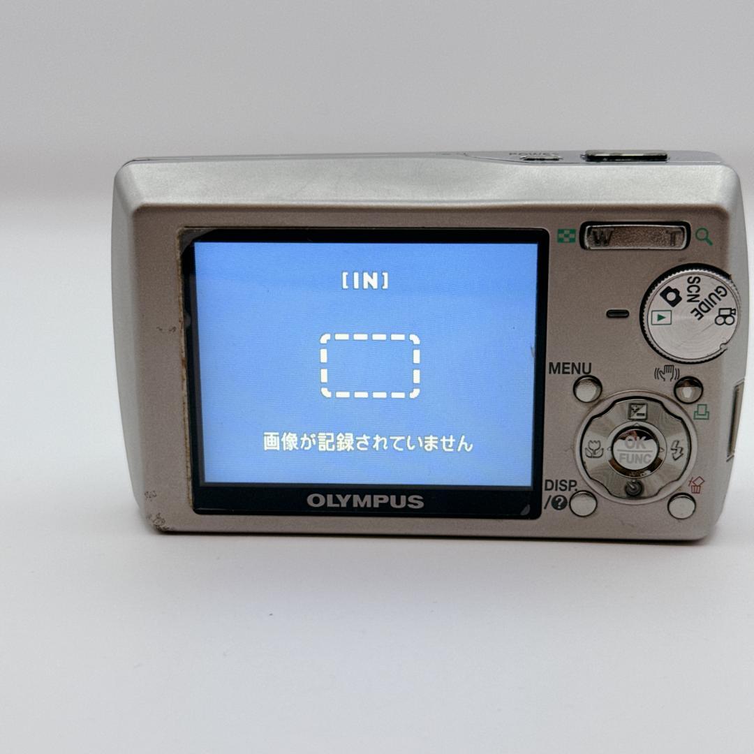 OLYMPUS μ810 コンパクトデジタルカメラ オリンパス シルバー