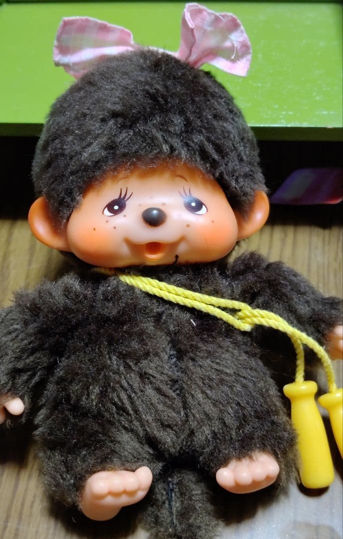 希少品　ビンテージ　マイチッチ　当時物 ベンチ 　ふた子のモンチッチ　セキグチ