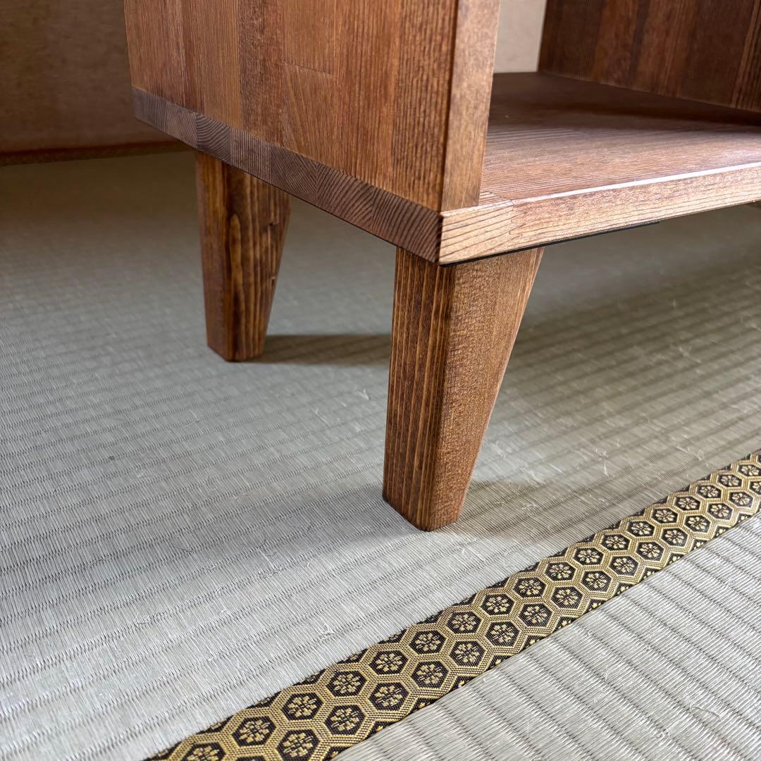 ハンドメイド　脚付き本棚・オープンシェルフ　オーダー受け付けます
