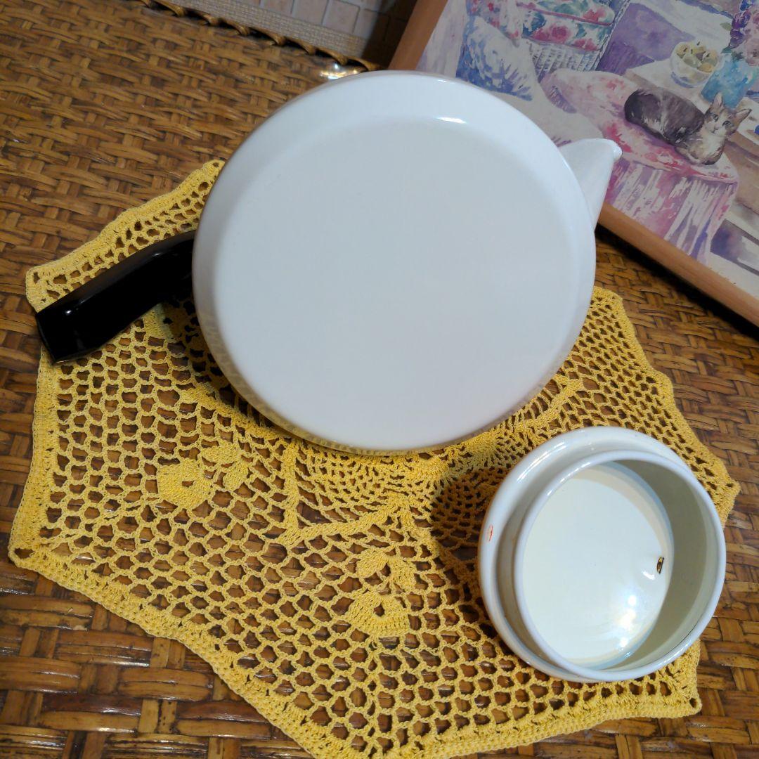 未使用 丸菱 ホーロー ケトル アートぶどう柄 カラフルポップ ビタミンカラー