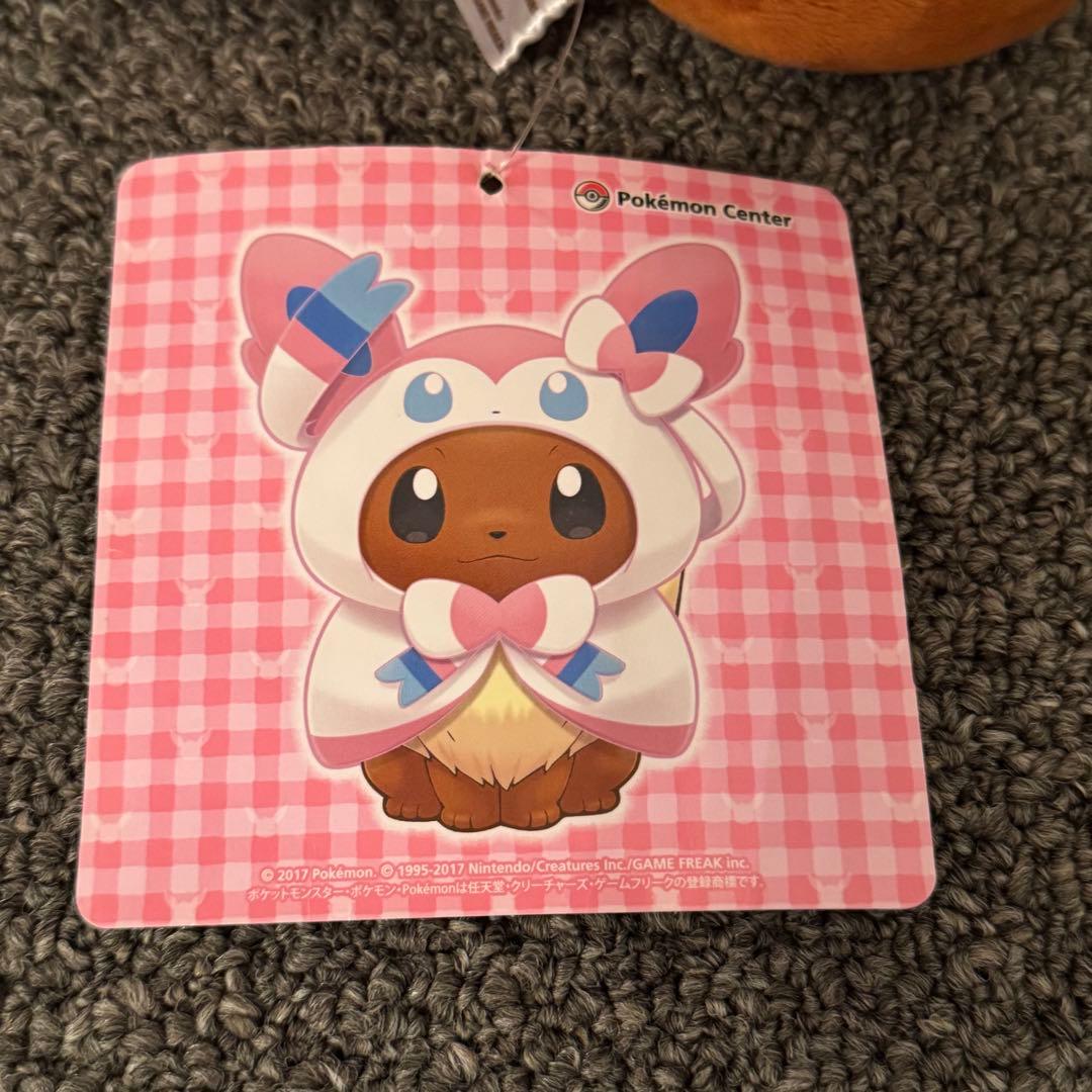 【新品未使用品】ポケモンセンター ポンチョを着たイーブイ ニンフィア