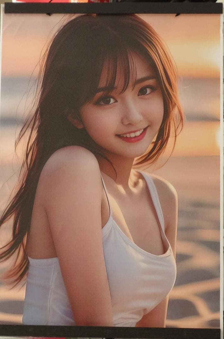 キャンバスアートプリントとクリップ付セット