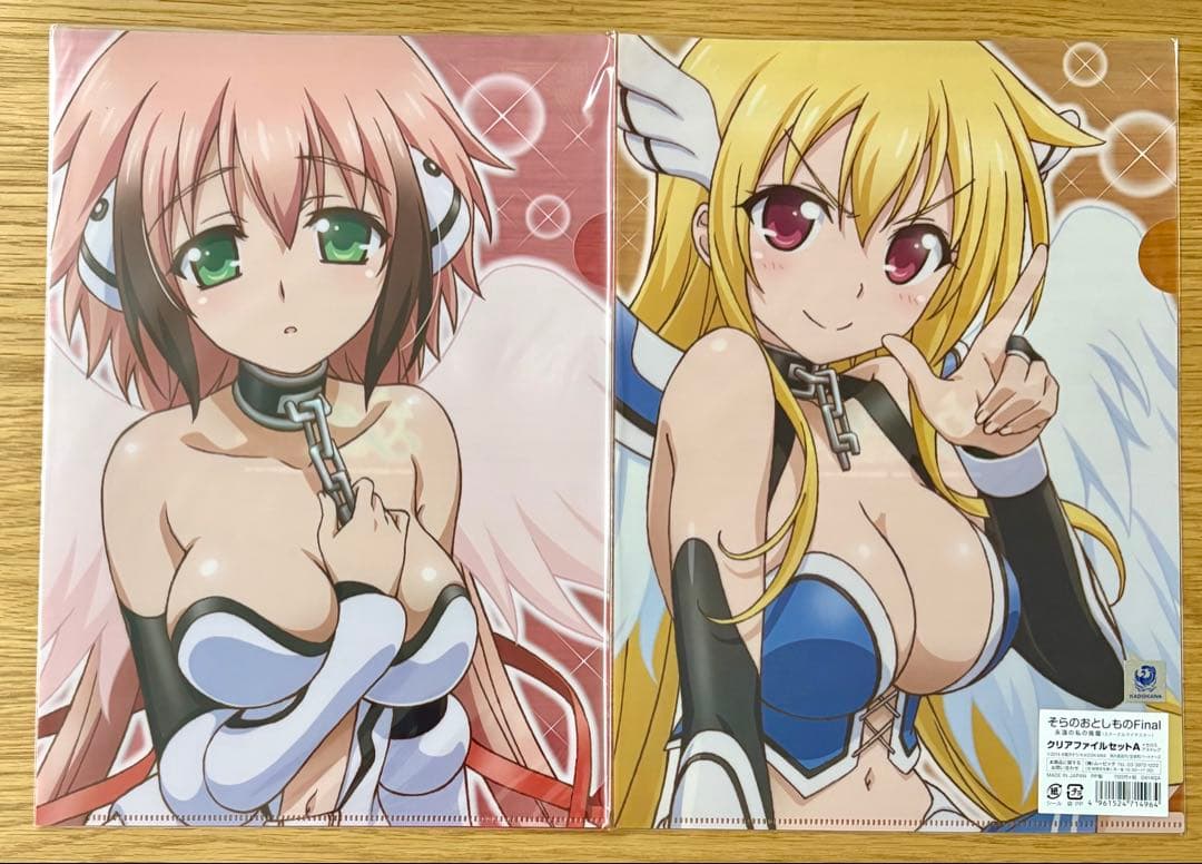 そらのおとしものFinal クリアファイル コンプ イカロス　ニンフ　アストレア