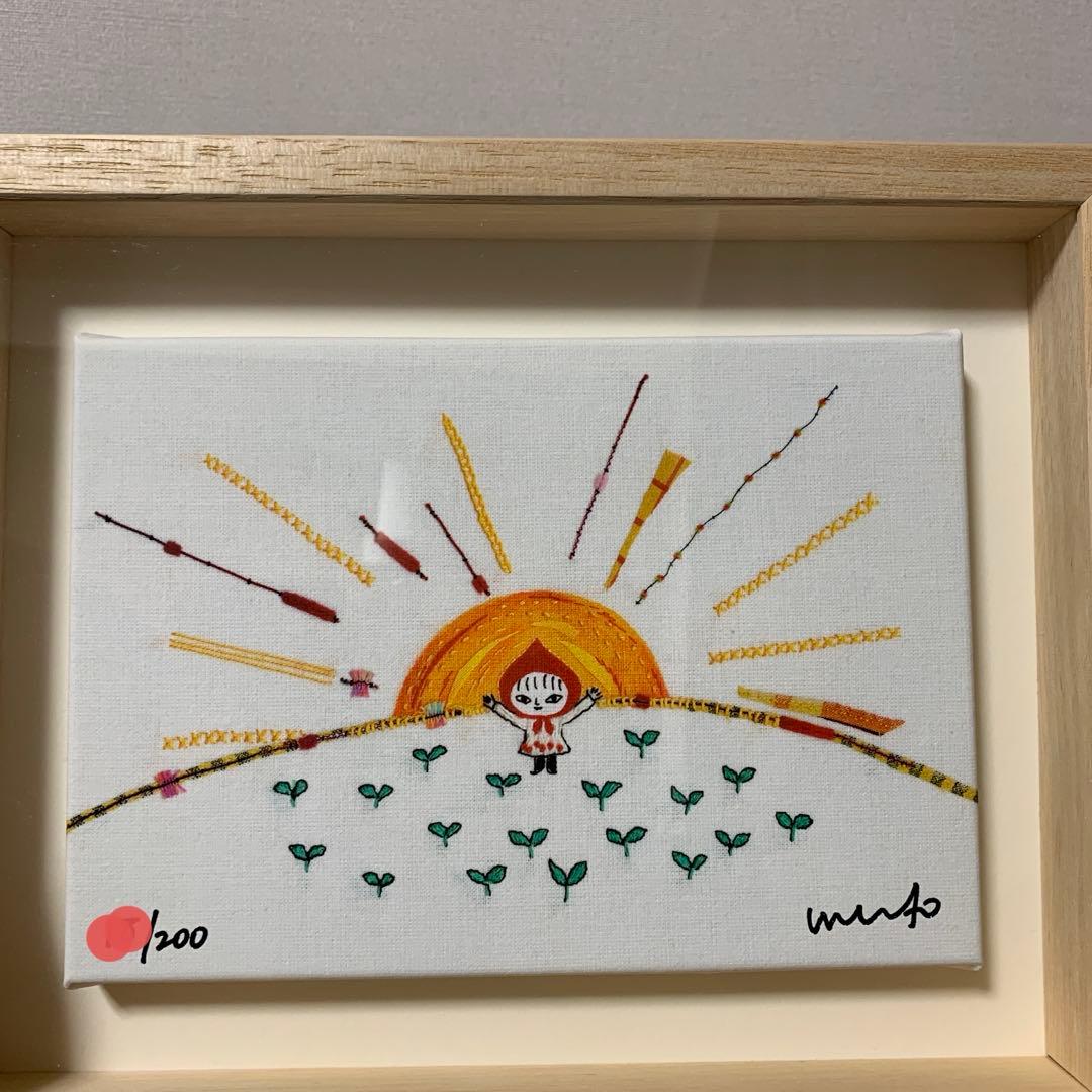 ミカオ　MICAO 「おはよう」版画　絵画