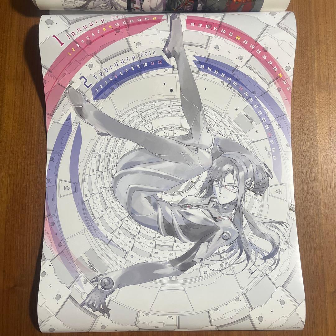 ★美品★エヴァンゲリオン新劇場版　カレンダー　2012年　壁掛け　ポスター