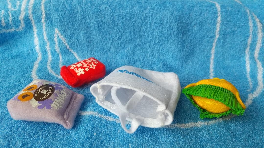 コリラックマ　ローソン　リラックマ　キイロイトリ　マーケット　お買い物ぬいぐるみ